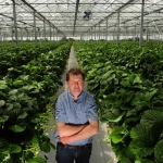 John in his world class glasshouse.